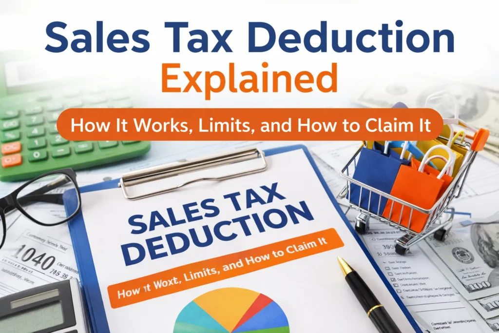Sales Tax Deduction Explained: How It Works, Limits, and How to Claim It